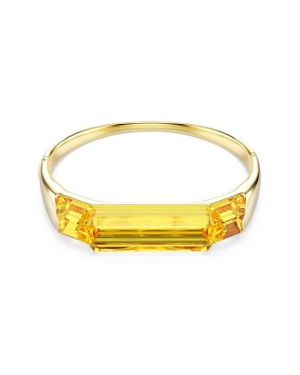 Swarovski Lucent Crystal Bangle Bracelet - Yellow