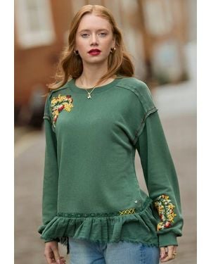 Joe Browns Peplum Blouse - Green