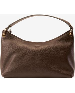 Tusk Ascot Indu Top Zip Hobo Bag - Brown