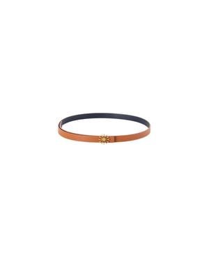 Esterah 12Am Reversible Leather Belt - Black