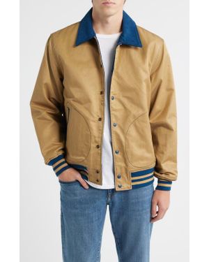 Schott Nyc Reversible 'Baseball' Jacket - Blue