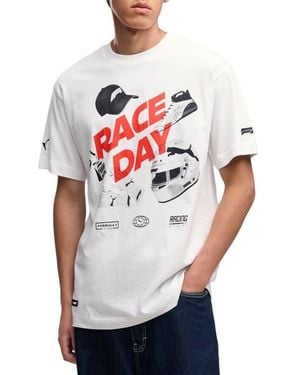 PUMA F1 Race Day Graphic T-Shirt - Gray