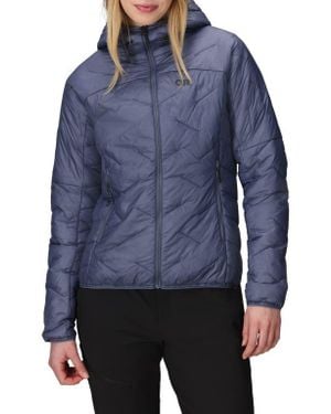 Outdoor Research Superstrand Lt Hooded Jacket - Blue
