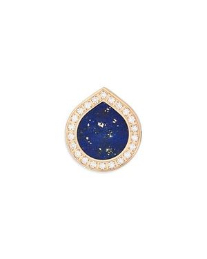 Repossi Antifer Lazuli & Diamond Pavé Stud Earring - Blue