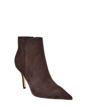 Nine West Galz Pointed Toe Bootie - Brown