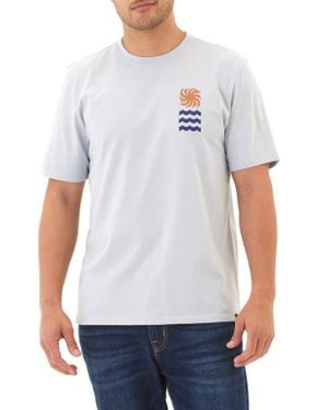 Threads For Thought Pacific Reflections Cotton Blend Graphic T-Shirt - White