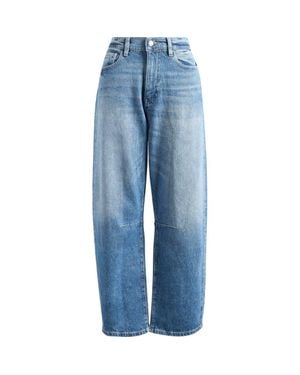 WARP+WEFT Bna Soft Curve Barrel Jeans - Blue