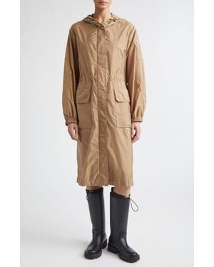 Moncler Hiengos Long Parka - Natural