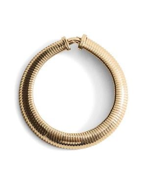 Mango Collar Choker Necklace - Metallic