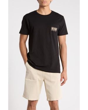 Seager Co. Good Good Cotton Graphic Pocket T-Shirt - Black