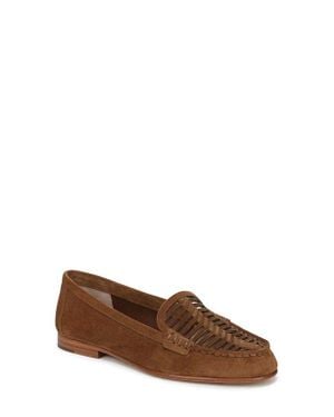 Veronica Beard Cutout Loafer - Brown