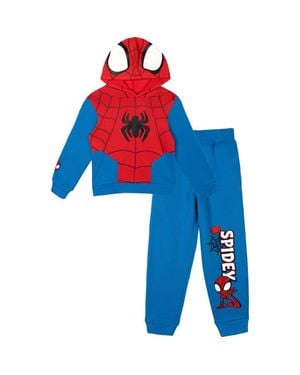 Marvel Spidey And His Amazing Friends Fleece Hoodie And Pants Set - Blue