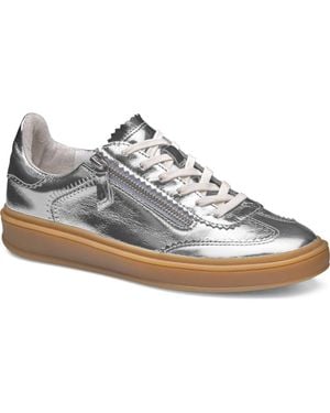 Johnston & Murphy Ashley Side Zip Sneaker - Gray