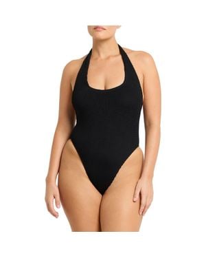 Bondeye Ava Halter One-Piece Swimsuit - Black