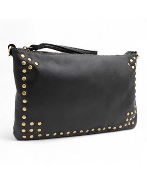 Bolsa Nova Boho Clutch - Black