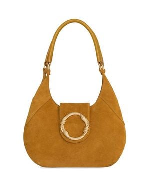 Rebecca Minkoff Snake Ring Crescent Shoulder Bag - Brown
