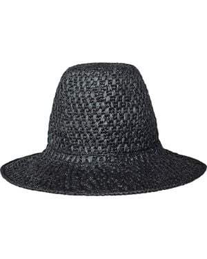 BrunnaCo The Nina Raffia Hat - Black