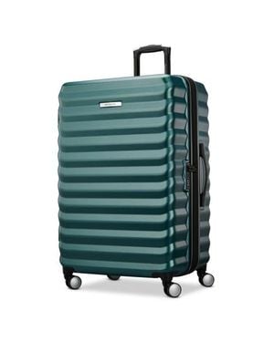 Samsonite Element Hardside Expandable 28 Large Checked Spinner Luggage - Green