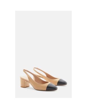 SCAROSSO Miranda Pumps - Natural