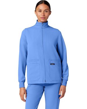 Jaanuu Ceri 6-Pocket Classic Scrub Jacket - Blue
