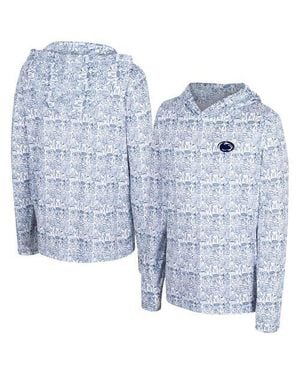 Colosseum Athletics Youth Penn State Nittany Lions All-Over Print Hoodie - Blue