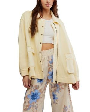 Free People Alexa Water Repellent Jacket - Natural