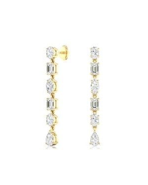 Everlee Multi-Shape Lab Diamond Drop - Metallic