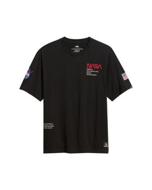 Alpha Industries Nasa Graphic T-Shirt - Black