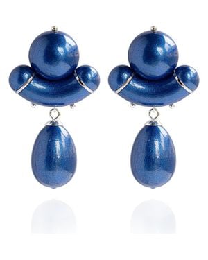 Saule Label Aria Earrings - Blue