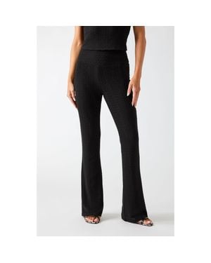 Guess Joey Knit Flare Pants - Black