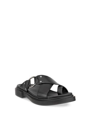 Ecco Metro Ring Slide Sandal - Black