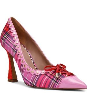 Betsey Johnson Jovi Studded Pointed Toe Pump - Pink