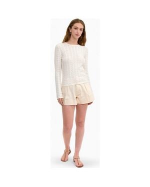 Rebecca Taylor Verana Knit Sweater - Red
