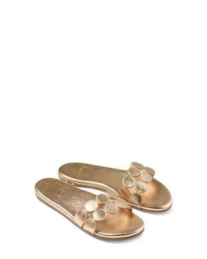 Beek Whirlybird Slide Sandal - Metallic