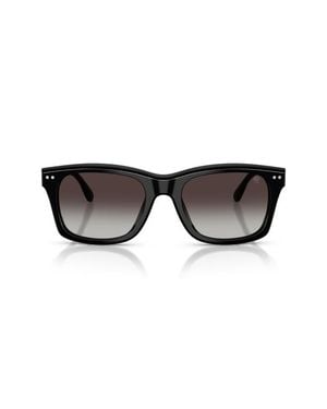 Ralph Lauren Gender Inclusive Rl8237U 55Mm Gradient Square Sunglasses - Black