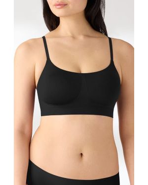 True & Co. Soft Form Square Neck Wireless Bra - Black