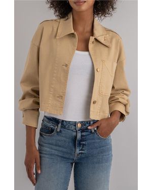 Kut From The Kloth Camden Crop Denim Jacket - Blue