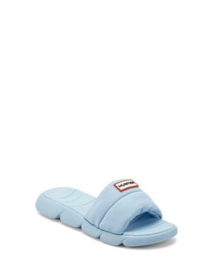 HUNTER Coast Water Resistant Slide Sandal - Blue