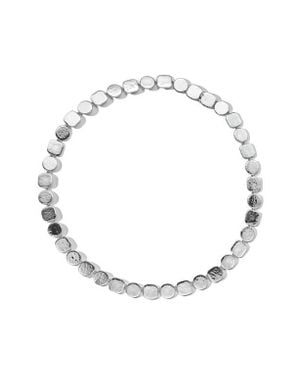 Ippolita 925 Classic Hammered Flex Necklace - White