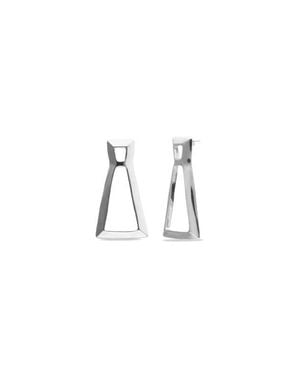 Uno De 50 Tone Sculptural Drop Earrings - Blue