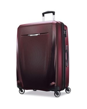 Samsonite Winfield 3 Dlx Checked-Large Spinner - Purple