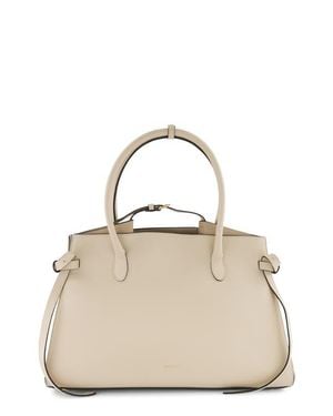 REE PROJECTS Large Bette Leather Tote - Natural