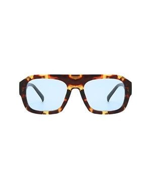 Fifth & Ninth Vesper 68Mm Polarized Oversize Aviator Sunglasses - Blue