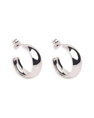 Argento Vivo Chunky Hoop Earrings - Metallic