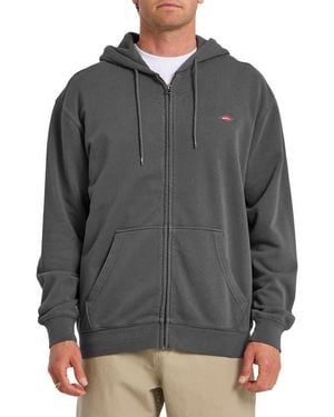 Quiksilver Saltwater Oversize Zip Hoodie - Gray