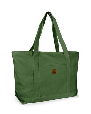 Alix Ghost 23 Carryall Canvas Tote Bag - Green
