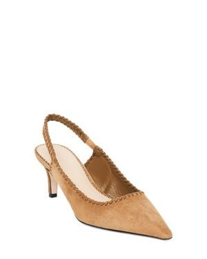 Cinq À Sept Diana Slingback Block Heel Pump - Natural