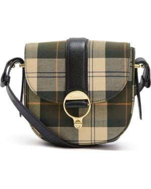 Barbour Elm Tartan Crossbody Bag - Green