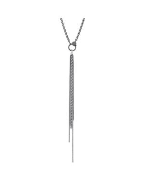 Sheryl Lowe Chain Fringe Necklace - Metallic