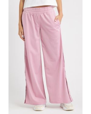 PUMA Low Rise Popper Side Snap Pants - Pink